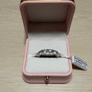 Sparkling Silver Women's Eternity Ring